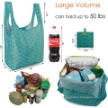 Washable Durable eco friendly waterproof grocery tote bag foldable resusable nylon shopping tote bag